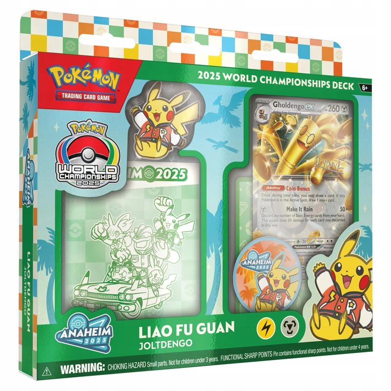 Talia do gry Pokemon TCG: WCD Anaheim 2025 - Joltdengo Deck (Liao Fu Guan)