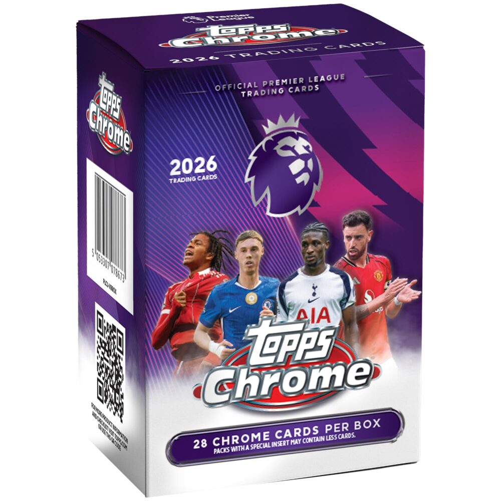 Topps 2026 TCG Chrome Premier League Soccer Value Box