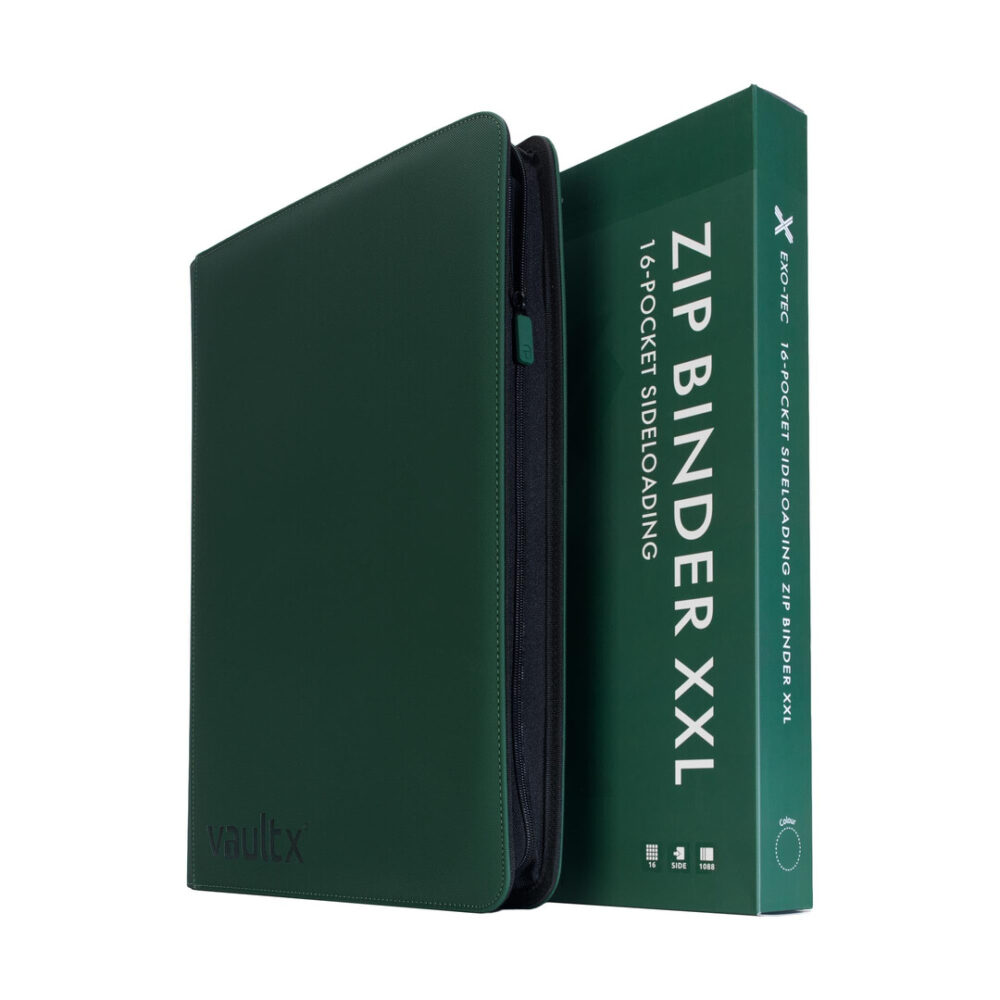 Binder Vault X Premium eXo-Tec Zip na 1088 kart zielony