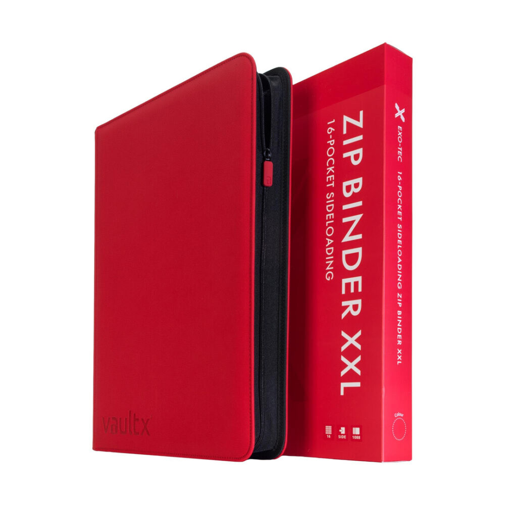 Binder Vault X Premium eXo-Tec Zip na 1088 kart czerwony