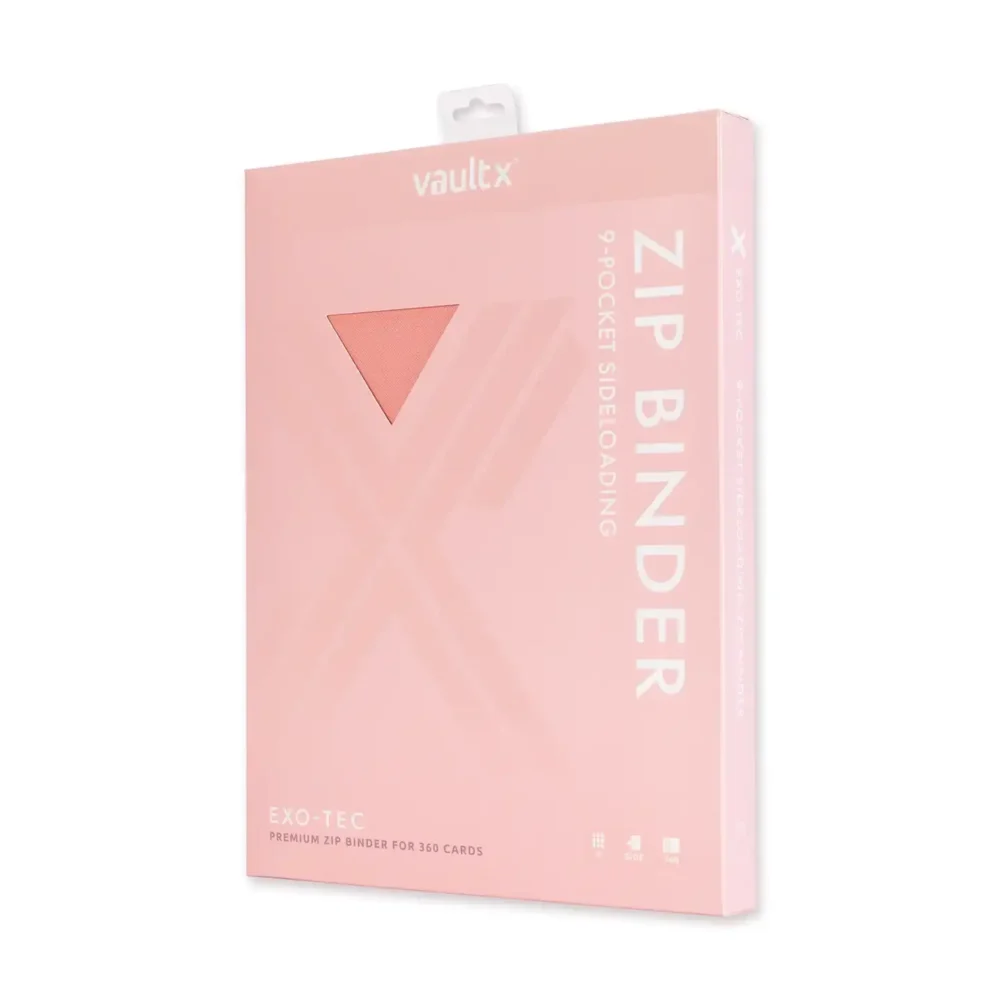 Binder Vault X Premium eXo-Tec Zip na 360 kart różowy