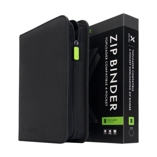 Binder Vault X Premium eXo-Tec Zip na 96 kart TOPLOADER czarny