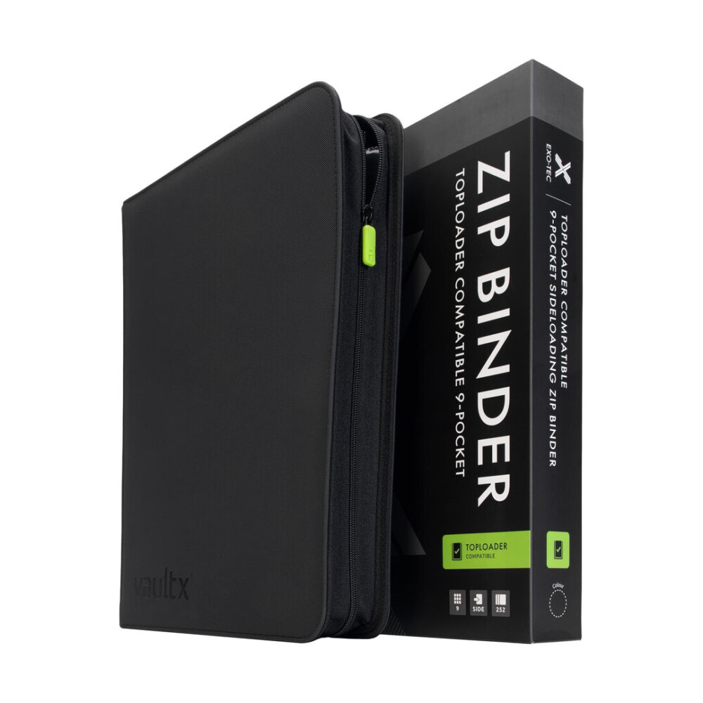 Binder Vault X Premium eXo-Tec Zip na 252 kart TOPLOADER czarny